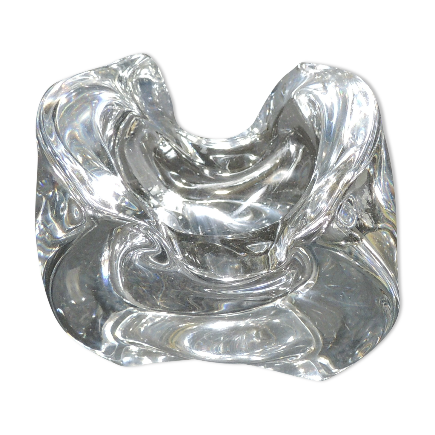 Ashtray Cristal Bayel/empty pocket/vintage