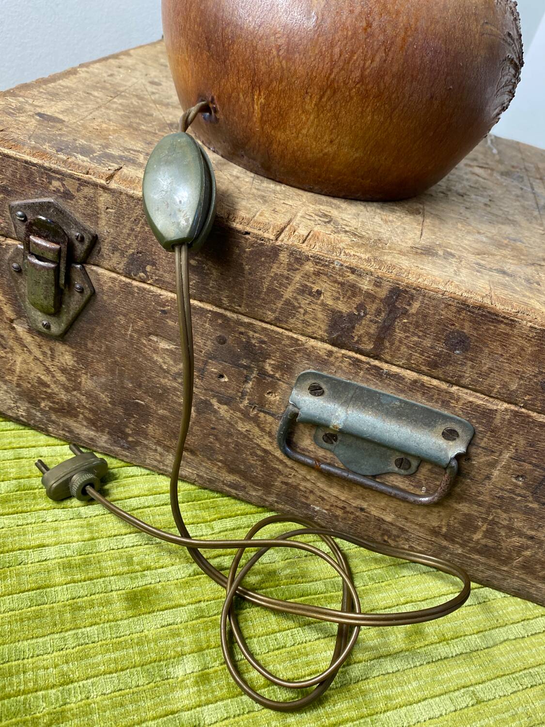 Vintage ceramic lamp base by Sesame Vallauris