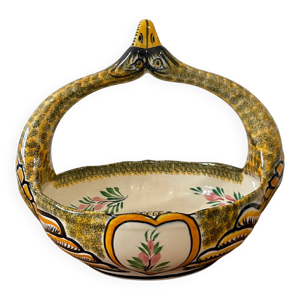 Corbeille en faïence - henriot
