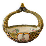 Henriot ceramic basket