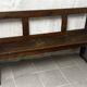 19th century oak bench