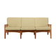 Sand color Sofa Model No. 35 by Arne Wahl Iversen made by Komfort, 1960s