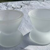 Set of 3 glass coconut trees