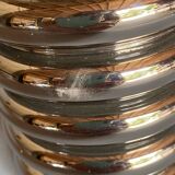 Bibendum chrome ceramic lamp 1970