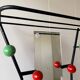 Coat rack, vintage cloakroom with mirror