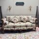 Cross Bed Known as “Turkish” in Walnut, Louis XV Style, 19th Century