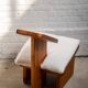 Chaise ergonomique pour genoux en pin Douglas massif par Serena