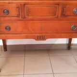 Secretaire de pente ,bureau dos d'âne style Louis XVI ,excellente copie XXèm merisier teinté noyer