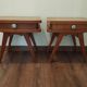 Vintage bedside duo