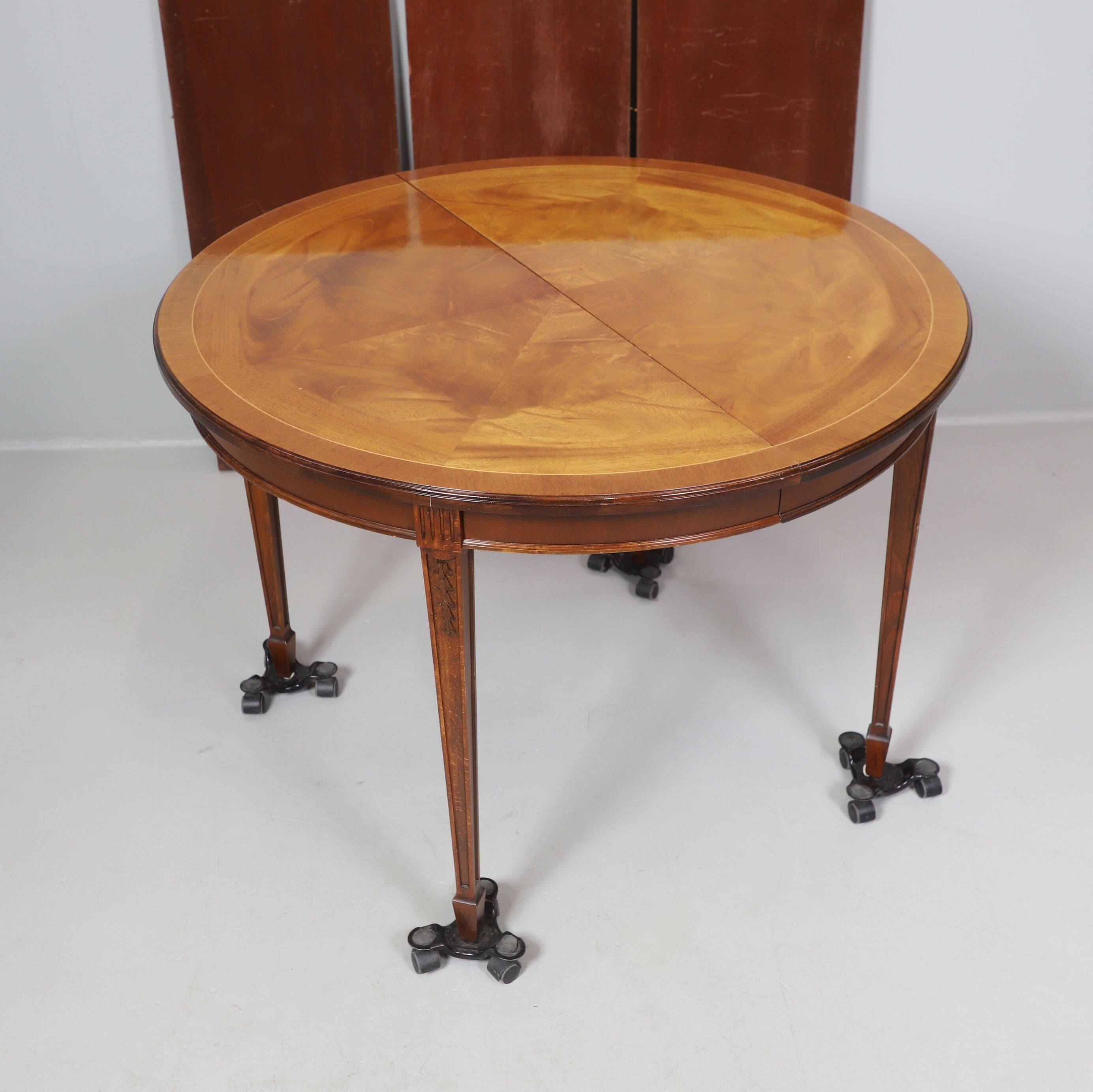Vintage Scandinavian dining table in Gustavian style – 1960s, Denmark