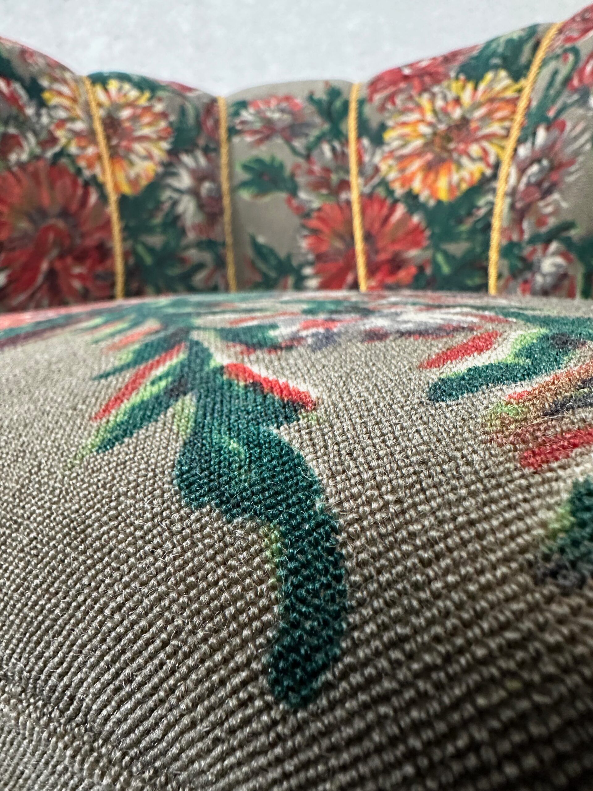 Fauteuil botanique vintage