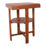 Art Deco gueridon in Burmese teak