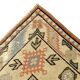 Salmon & Cream Square Persian Rug, 194x212Cm