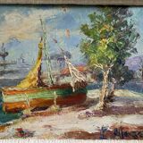 Brittany marine painting 1957