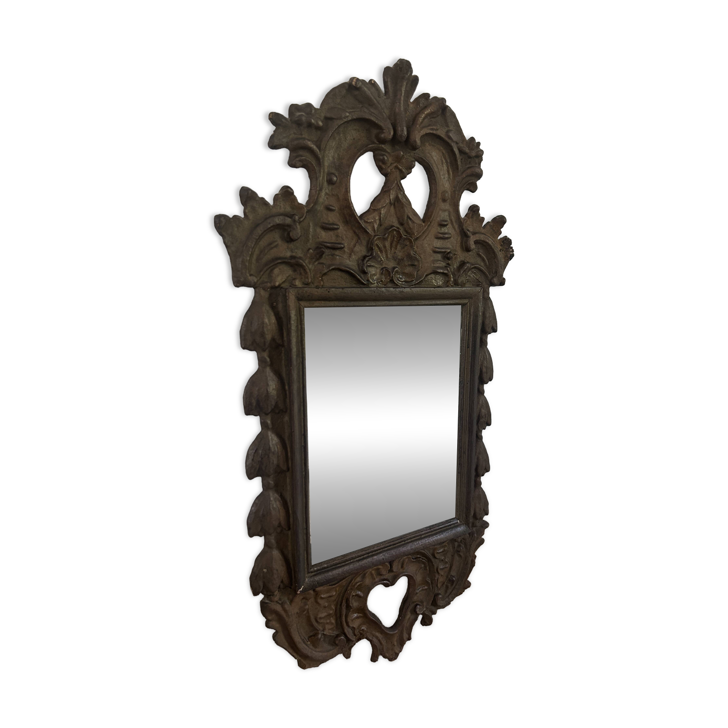 Miroir italien en bois du 18ème siècle