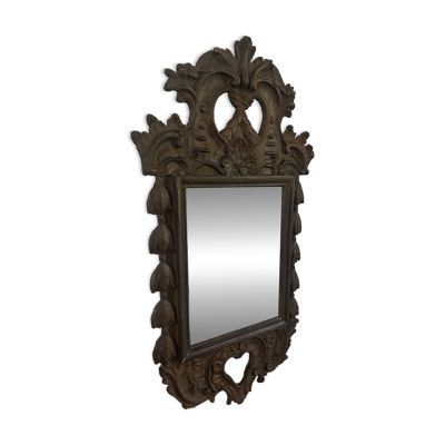 Miroir italien en bois du 18ème siècle