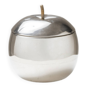 Seau à glace "pomme" en métal, 1970s