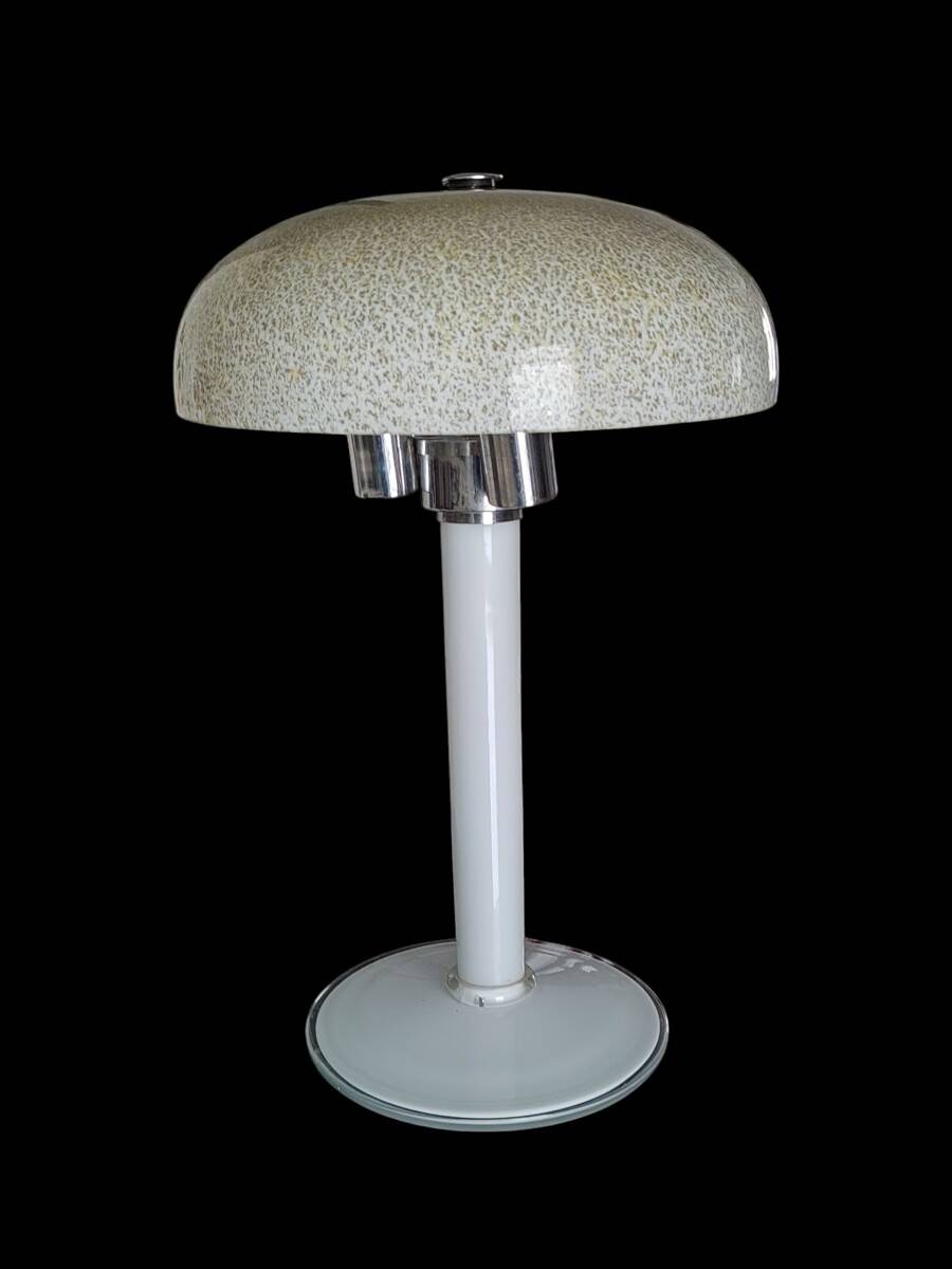 lampe de table en verre de Murano rare et grande, fin des années 1970, design Mazzega/Nason