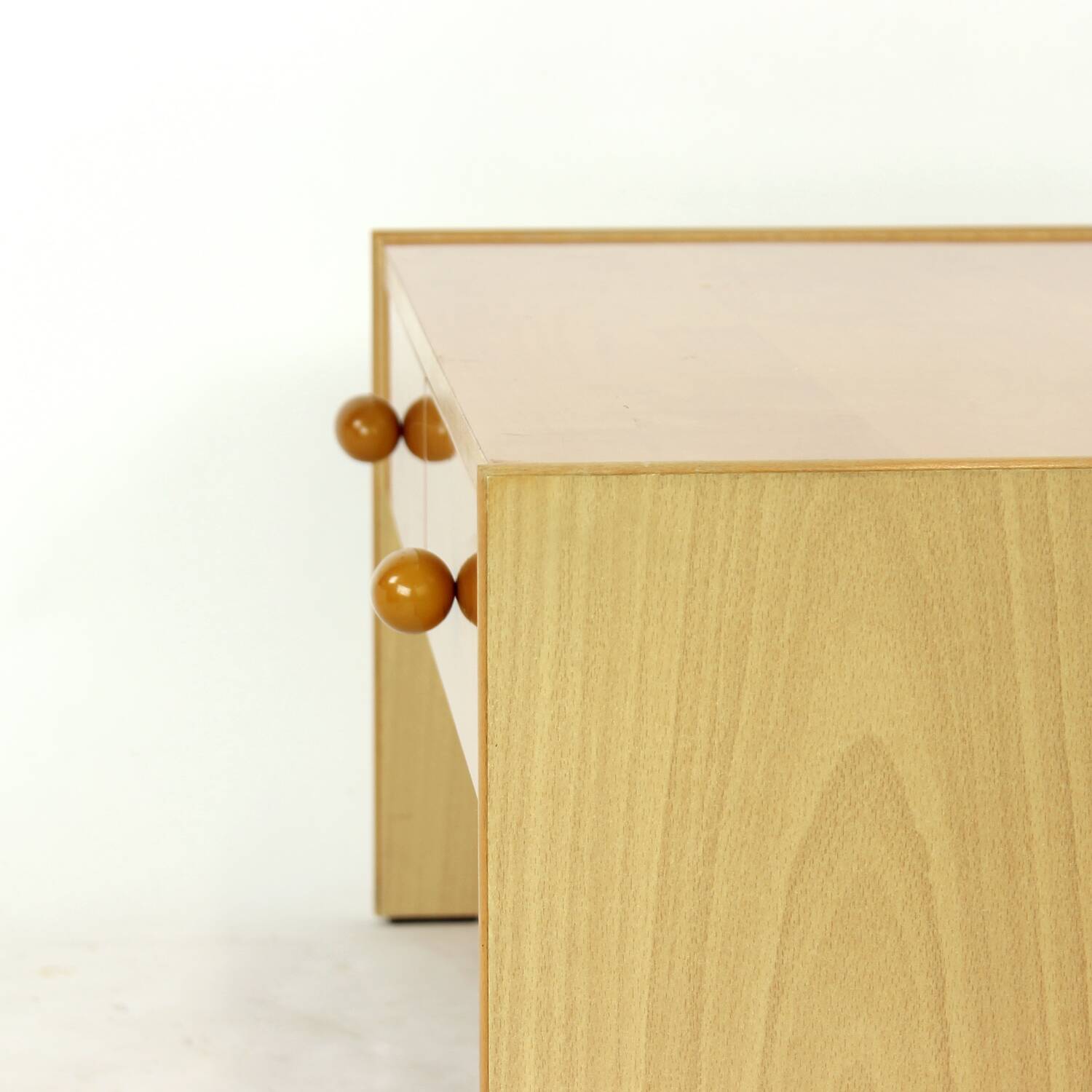 Vintage Vanity Table With Drawers By Up Zavody, Czechoslovakia 1980s