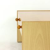 Vintage Vanity Table With Drawers By Up Zavody, Czechoslovakia 1980s