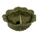 Vintage cabbage barbotine soup tureen