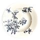 Shallow dish Lunéville in blue ironstone, service "Azalea"