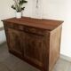 Vintage parisian buffet of the 50s in oak wood