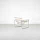 "B3 Wassily" armchair in fabric by Marcel Breuer for Bononia, Italy