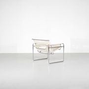 "B3 Wassily" armchair in fabric by Marcel Breuer for Bononia, Italy