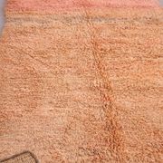 Peach Vintage Handmade Wool Rug 153 x 252 cm - Berber Rug - Old Morocco Rug