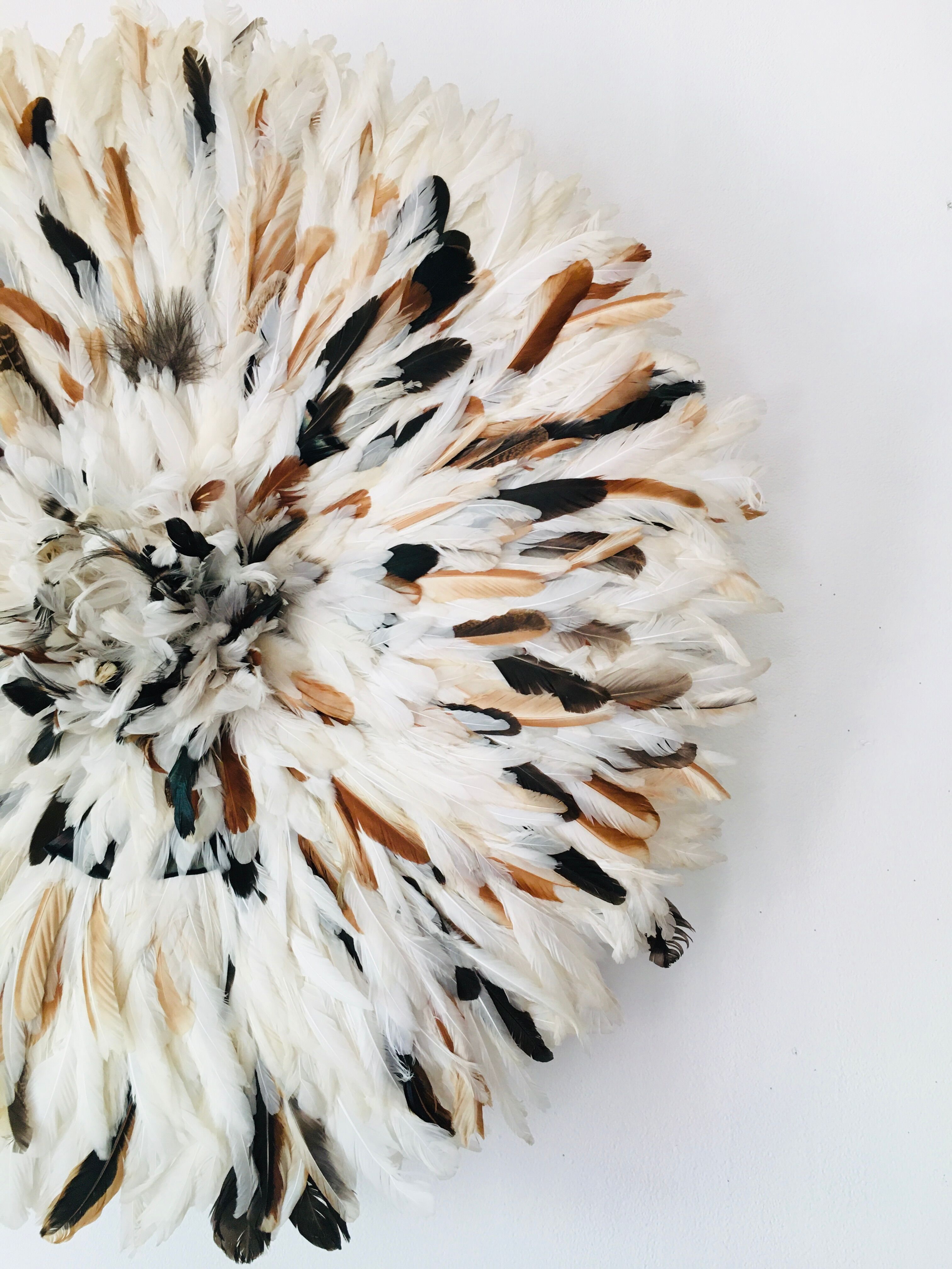 Juju hat blanc moucheté 70 cm