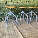Set of 4 adjustable stools