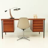 Teak desk by Peter Hvidt and Orla Mølgaard for Søborg, Denmark