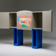 Italian design bar cabinet Cantaride by Alessandro Medini for Zanotta
