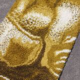 Vintage space age shaggy rug Junghans Germany 1970s