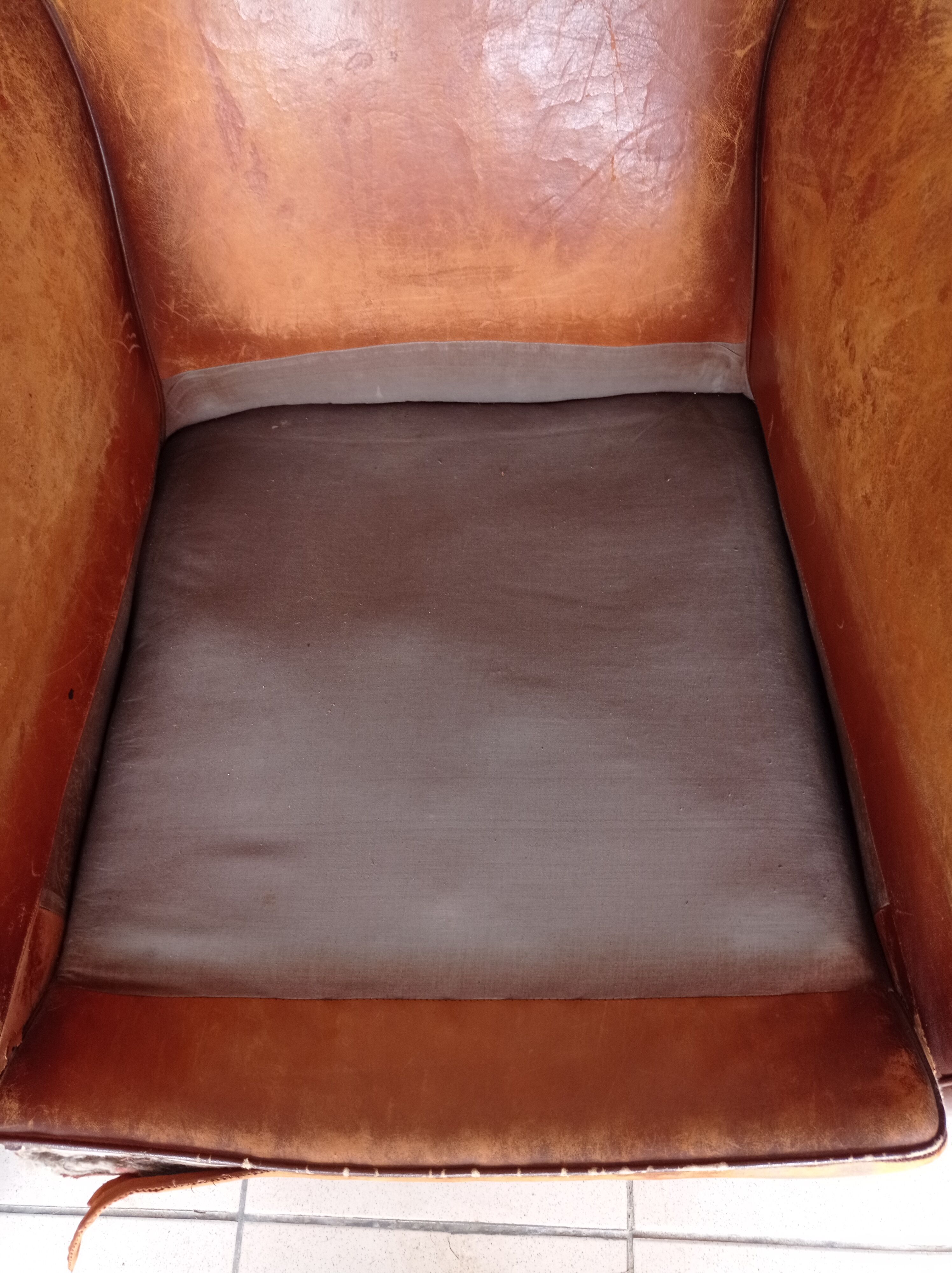 Moustache club armchair