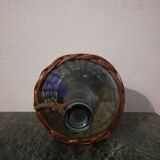 Dame Jeanne 2l old woven wicker rattan