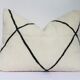 Moroccan wool pillow