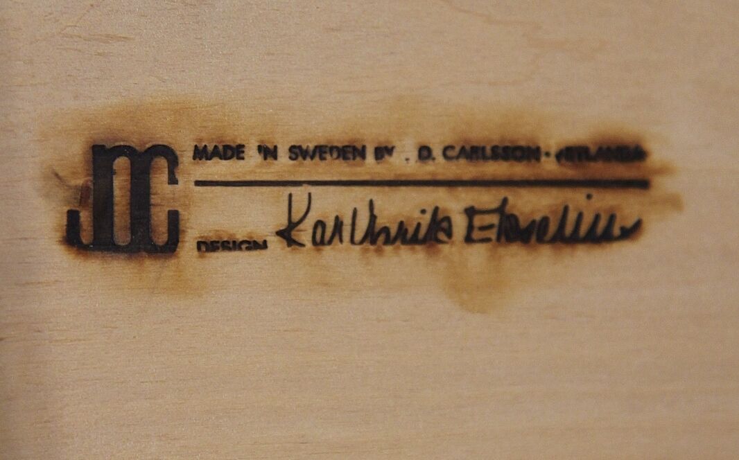 Set of 2 leather armchairs, Karl Erik Ekselius, Sweden, 1960