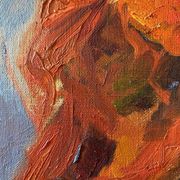 Tableau HST Belle maternité avec enfant endormi signée G. Gloria début XX°