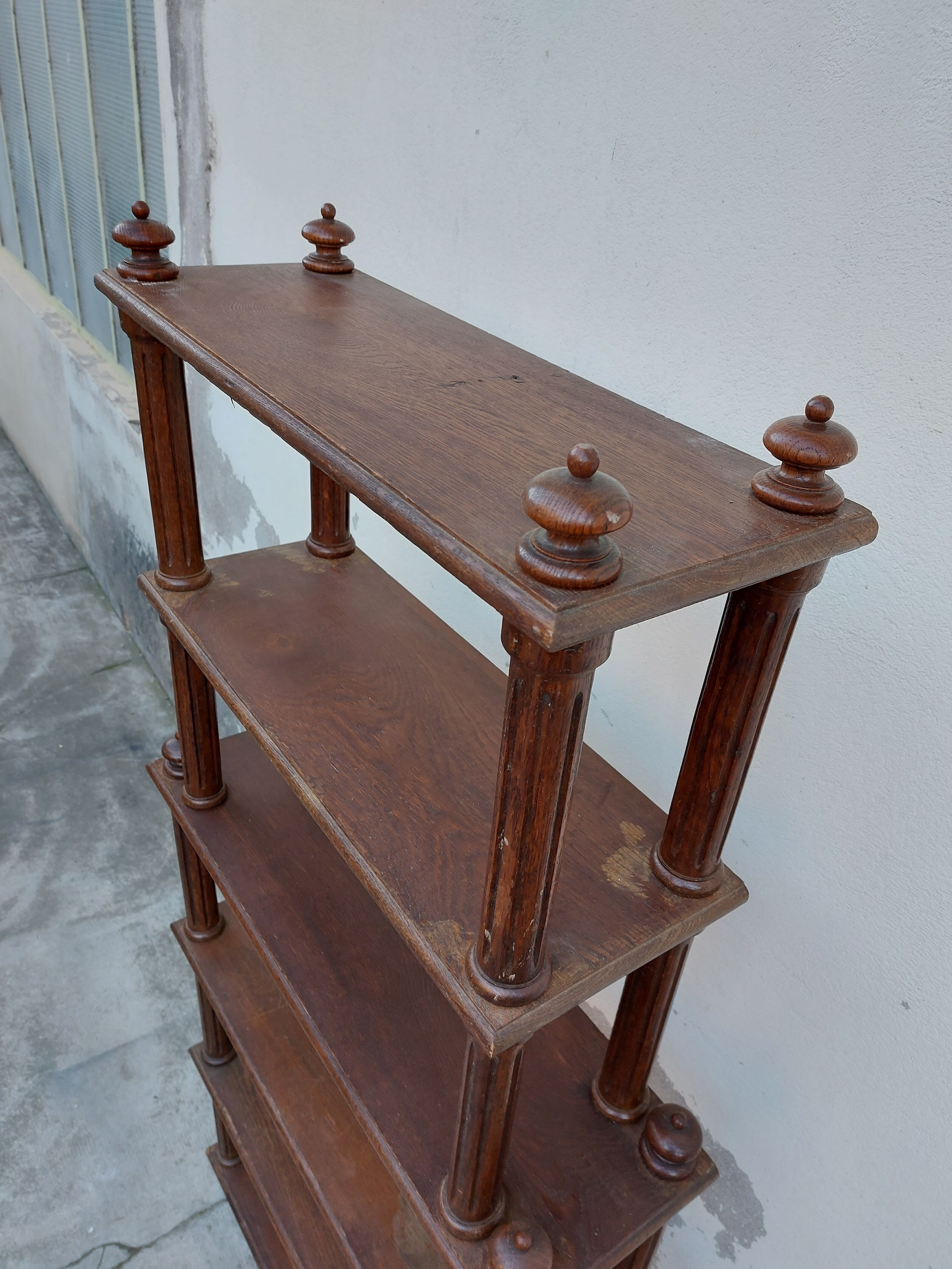 Oak Shelf 6 Trays 1900 -1m62