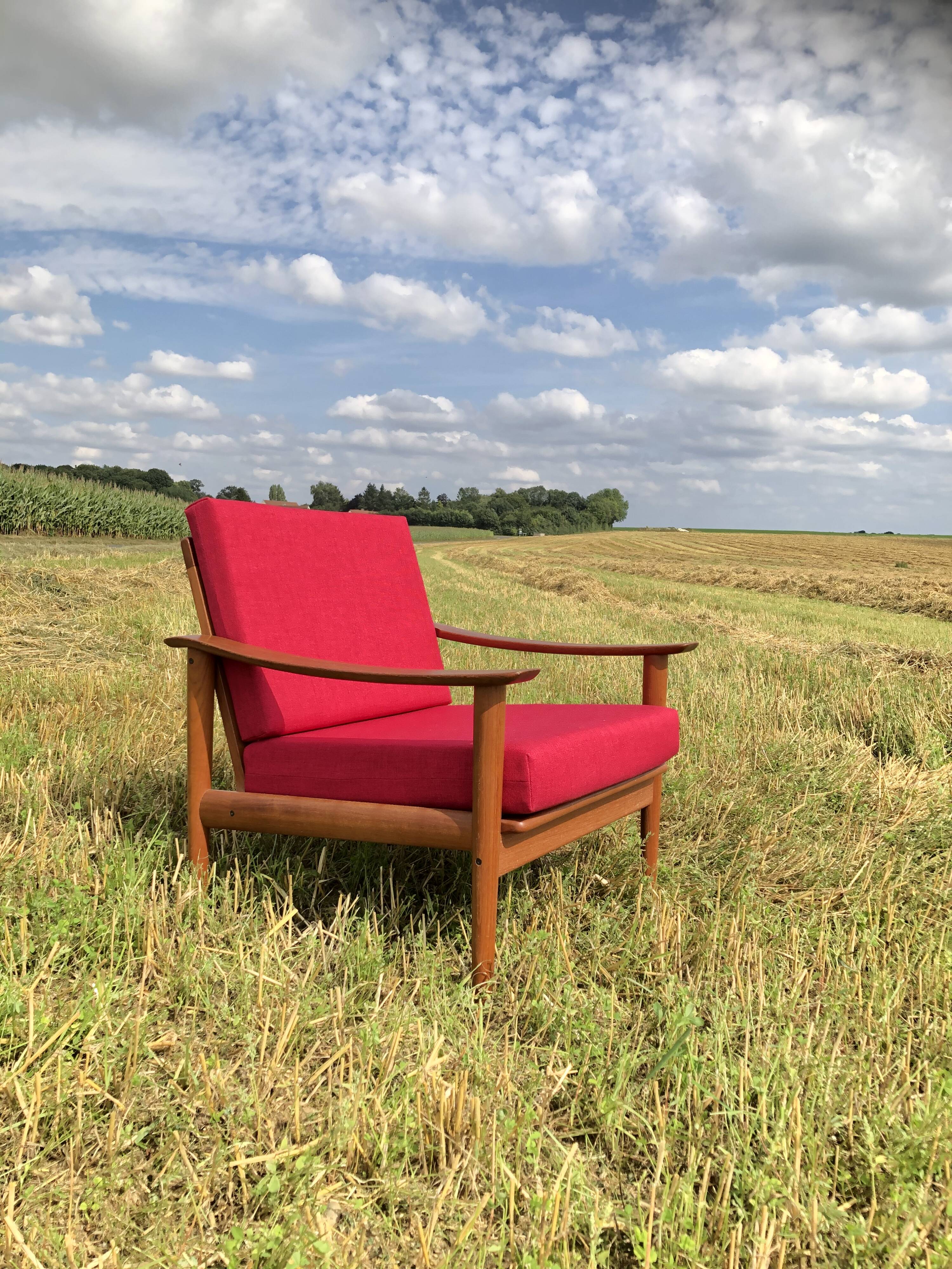 Scandinavian armchair fraska 1960.