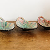 Set of 3 vintage psychedelic raviers