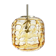 Golden Glass Ceiling Light by Doria, Germany 1970s