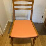A set of 4 compass chairs from the 50s/60s