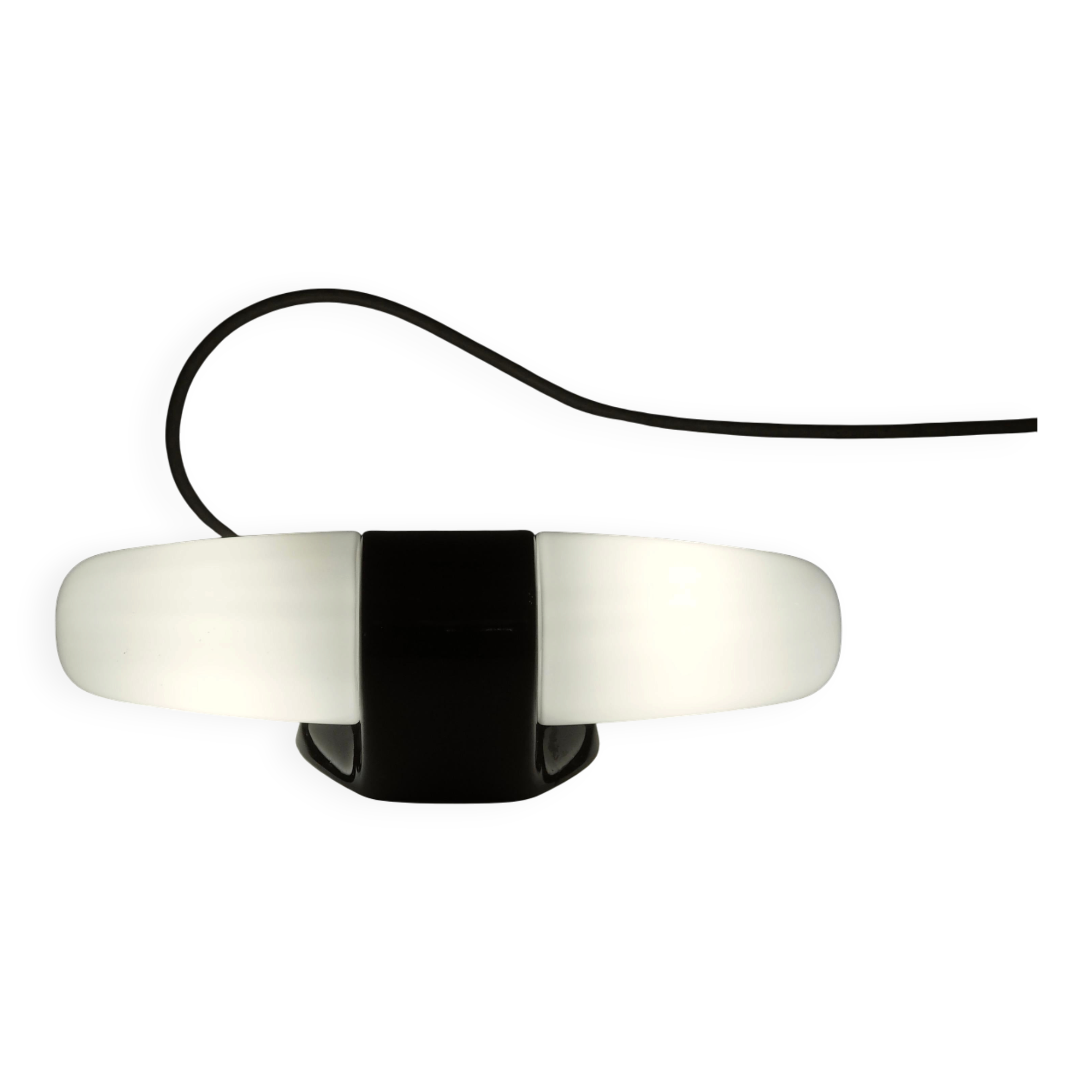 "Bauhaus" wall lamp with double glazing and porcelain by Wilhelm Wagenfeld, by Lindner