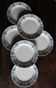 A set of 6 flat plates Terre de Fer Bleu Verdun HBC.