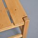 Set of four solid pine chairs by Maison Regain.