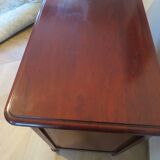 Rare - 6 drawer chest of drawers - mahogany - Louis xvi style - spinning top feet