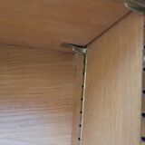 60's glass wall shelf